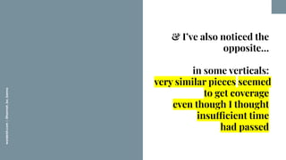 worderist.com
|
@hannah_bo_banna
& I’ve also noticed the
opposite…
in some verticals:
very similar pieces seemed
to get co...