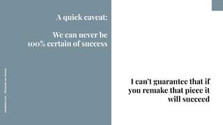 worderist.com
|
@hannah_bo_banna
A quick caveat:
We can never be
100% certain of success
I can’t guarantee that if
you rem...