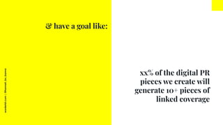 worderist.com
|
@hannah_bo_banna
xx% of the digital PR
pieces we create will
generate 10+ pieces of
linked coverage
& have...